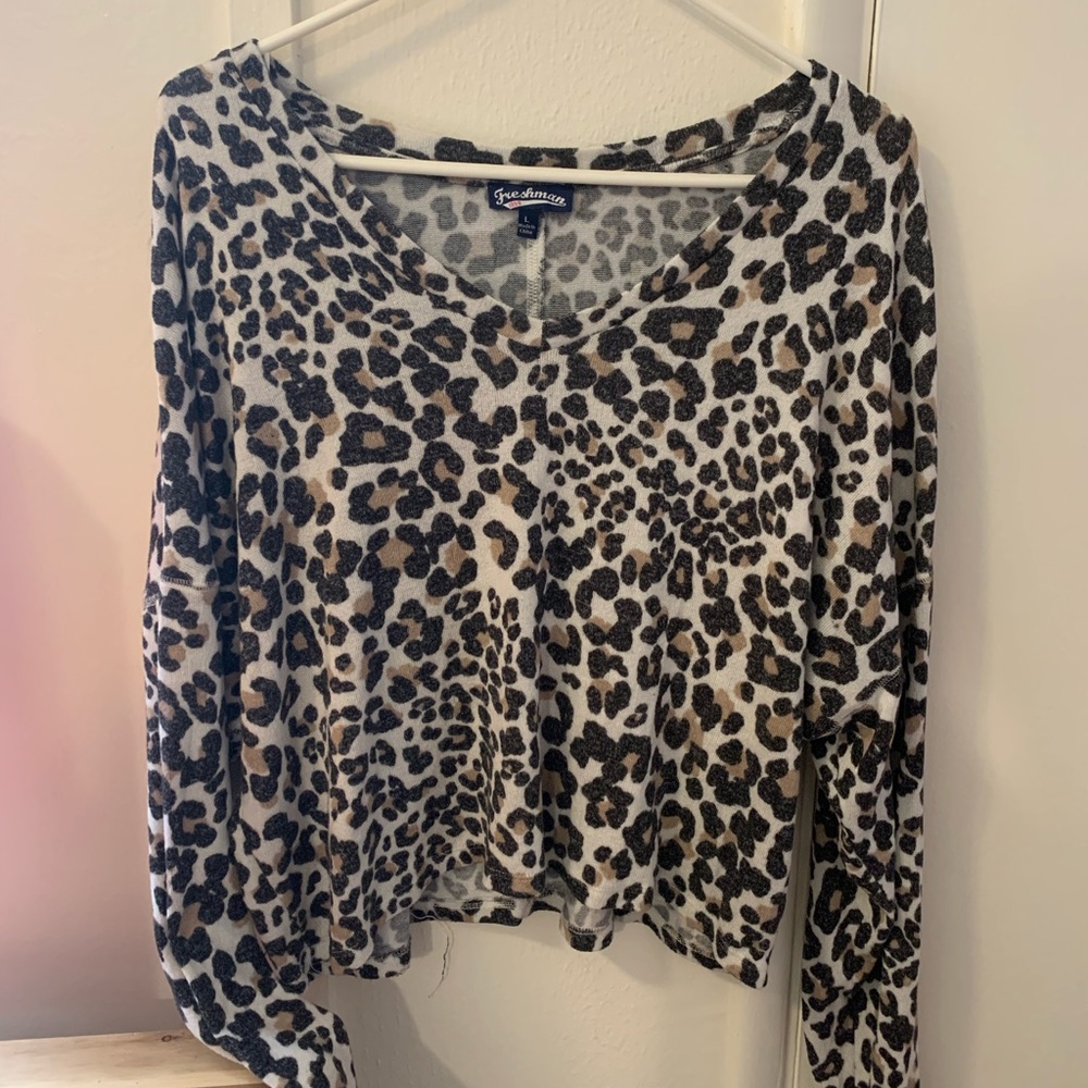 Cheetah Print light weight top